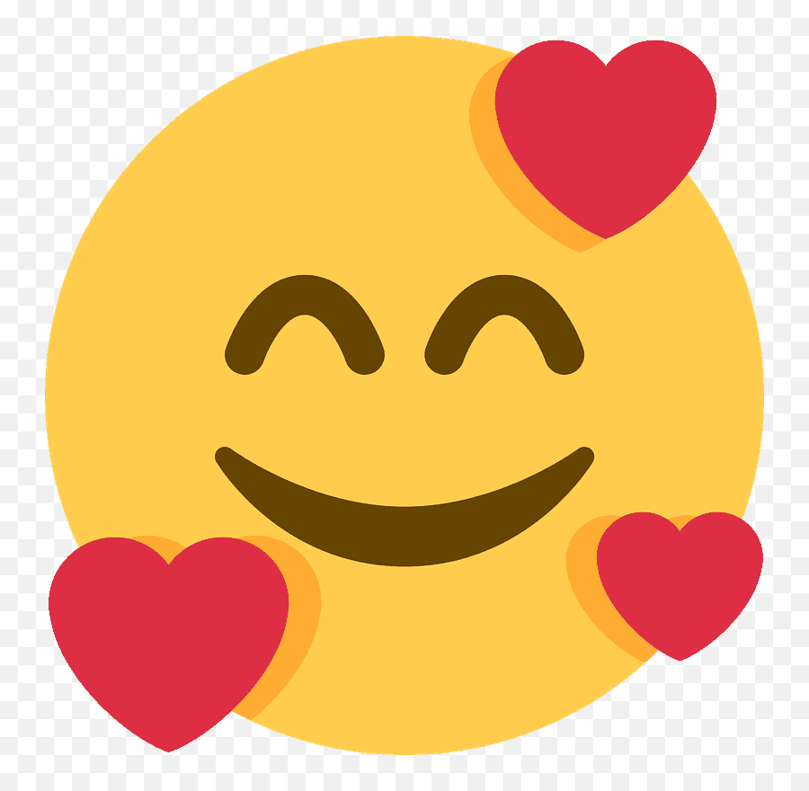Smiling Face With 3 Hearts Emoji - Smiling Face With 3 Hearts Emoji Meaning Png,Laughing Face Emoji Transparent
