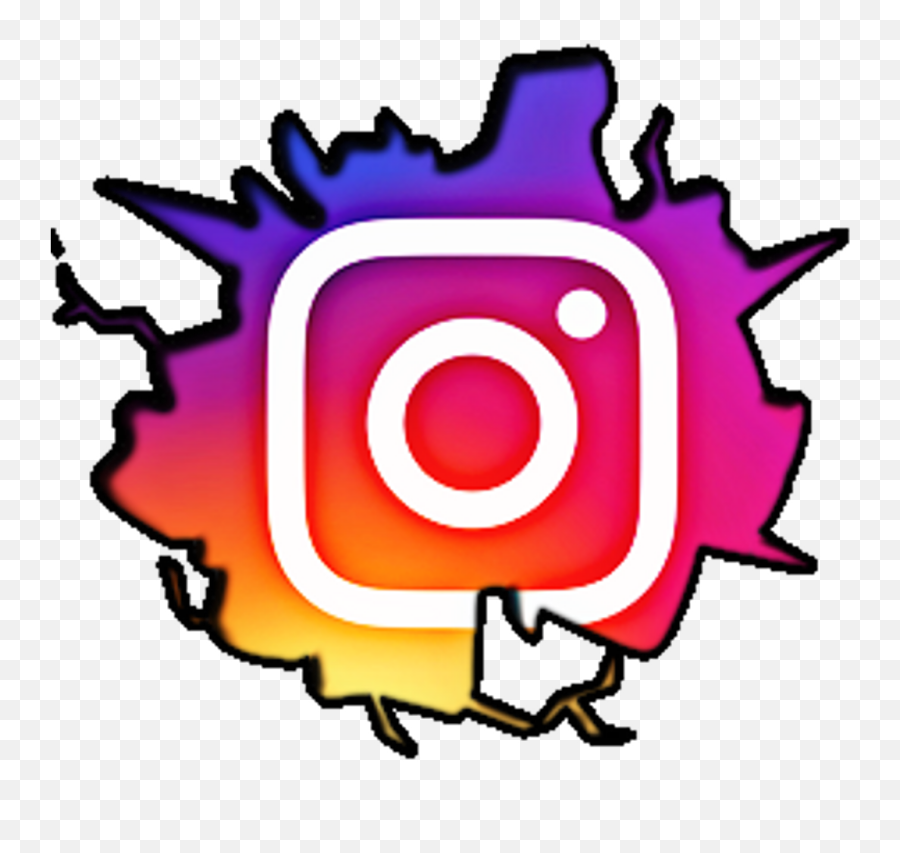 Download Intagram Sticker - Instagram Symbol Black And White Instagram Social Media Facebook Png,Instagram Vector Png