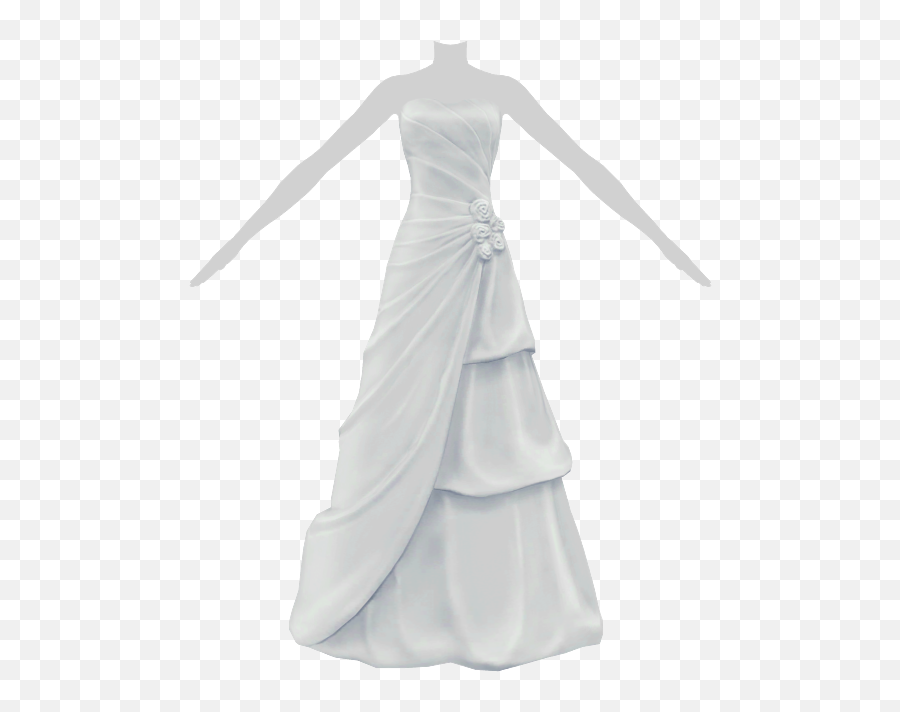 Pc Computer - The Sims 4 Tiered Wedding Dress The Floor Length Png,Sims 4 Png