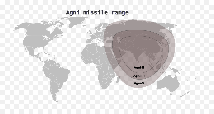 Fileagni Missile Rangepng - Wikimedia Commons Agni Missile System Range,Missile Png