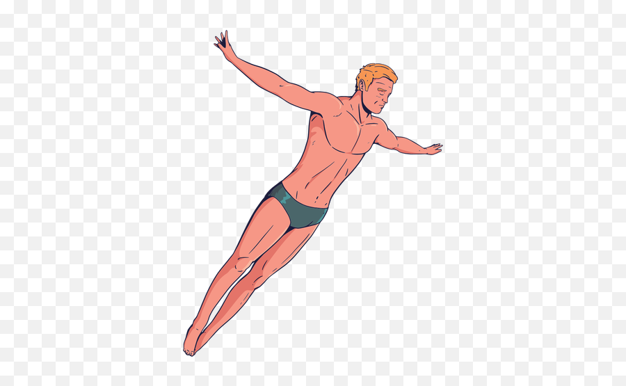 Male Swimmer Character - Transparent Png U0026 Svg Vector File For Swimming,Male Png