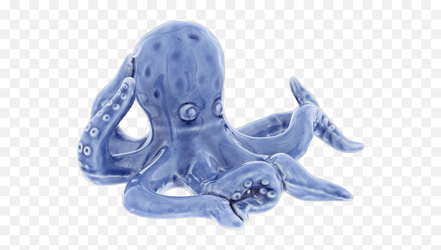 Octopus Figurine Ceramic - Island Inspired Common Octopus Png,Octopus Transparent