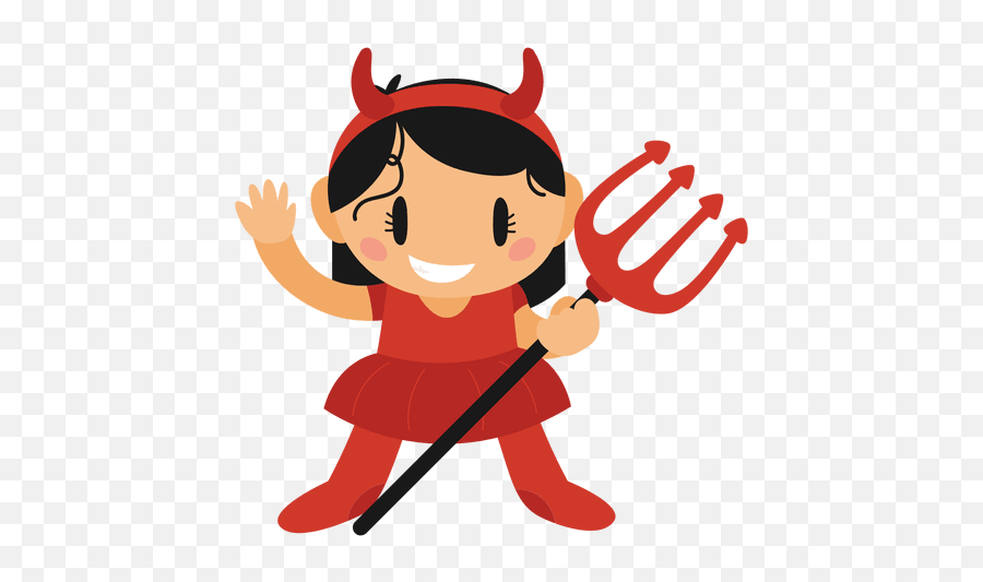 Devil Halloween Cartoon Costume - Transparent Png U0026 Svg Imagen De Un Diablo Animado,Devil Transparent