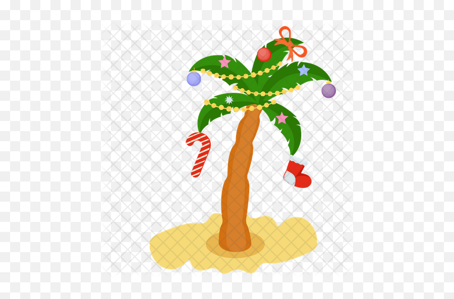 Christmas Tree Icon - Transparent Christmas Palm Tree Png,Christmas Tree Png