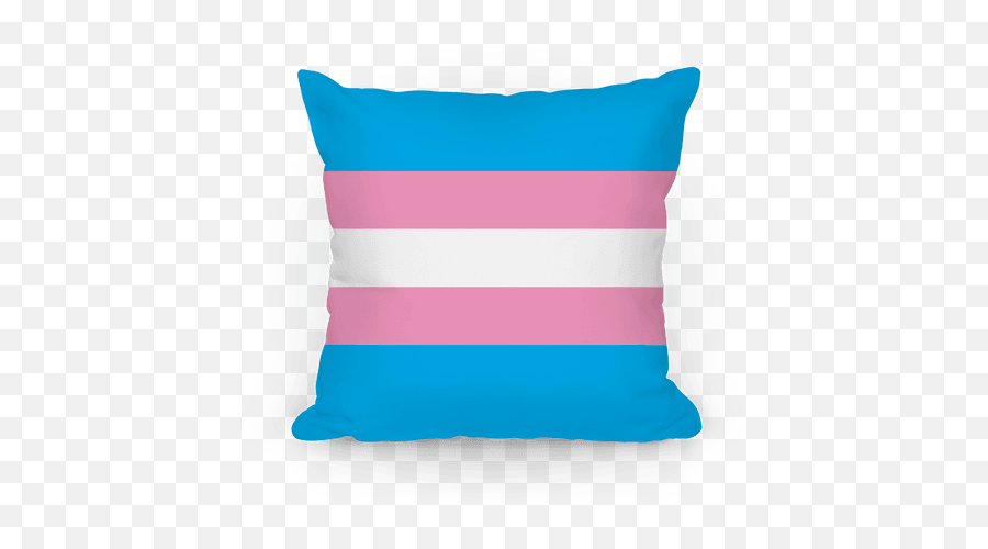 Trans Pride Flag Pillows - Vertical Png,Trans Flag Png
