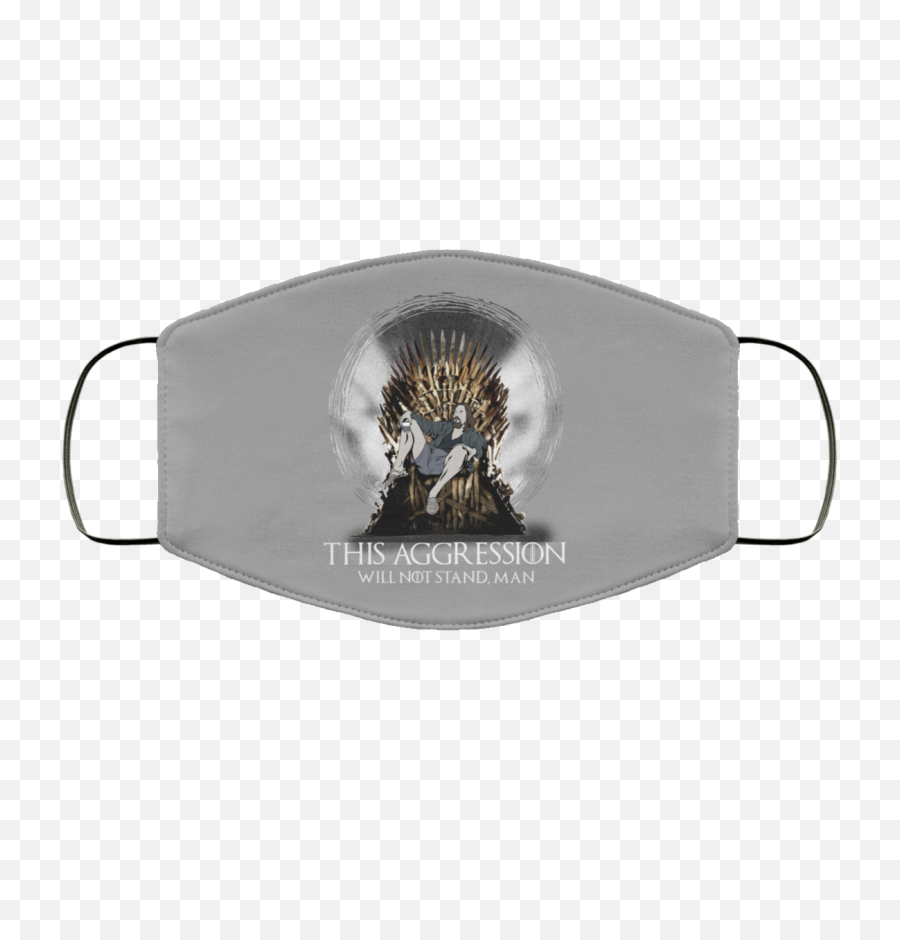 Lebowski Iron Throne - Cloth Face Mask Png,Iron Throne Png