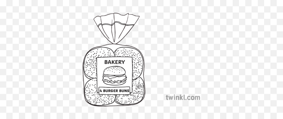4 Burger Buns Bbq Barbecue Food Bread - Knights Logo Black And White Png,Burger Bun Png