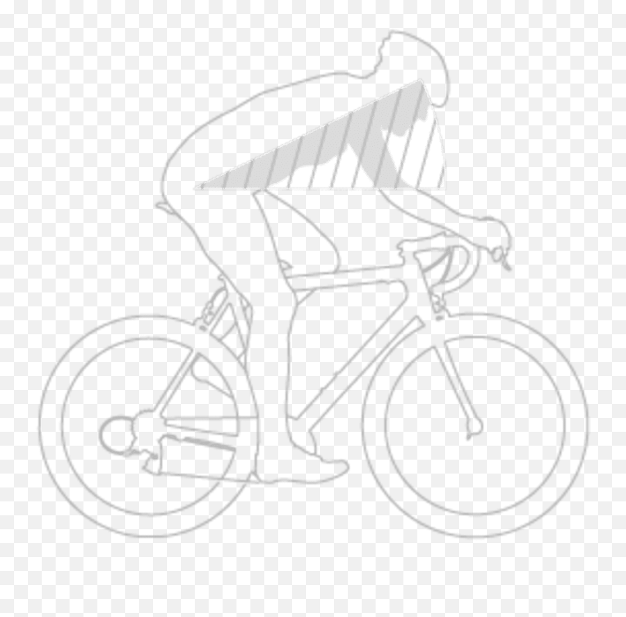 Road And Cyclo - Cycliste Gris Montée Logo Gris Dessin Png,Bicycle Transparent