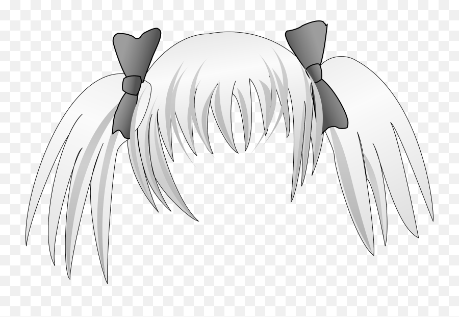 Hairstyles Hair Girl - Animated Girl Hair Png,Anime Hair Transparent ...