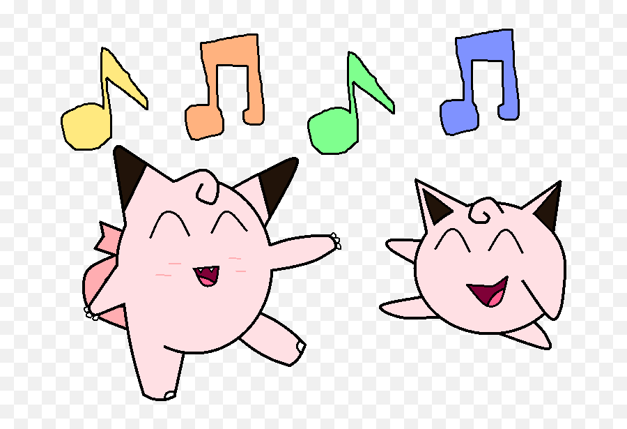 Classic Clefairy And Jigglypuff By Pikachufan60 - Fur Happy Png,Jigglypuff Transparent