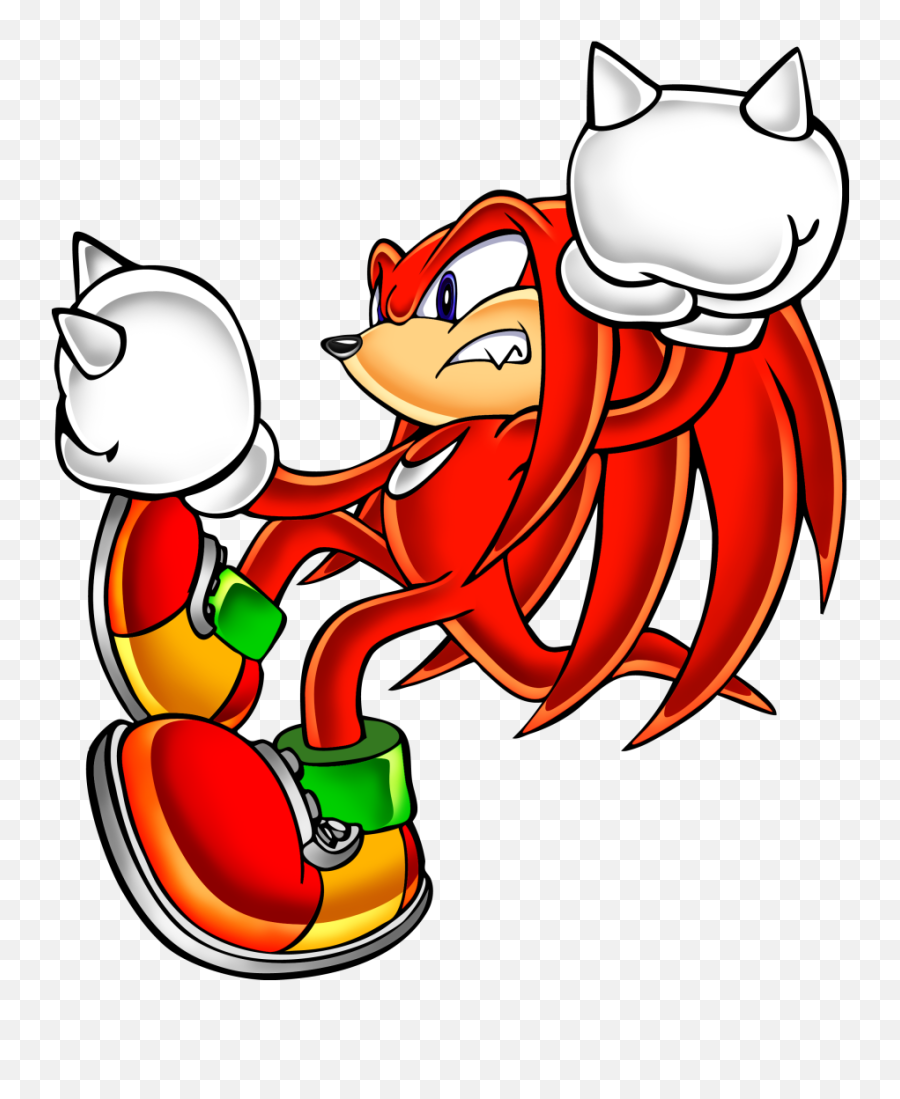 Sonic Adventure Knuckles Png - Knuckles Sonic Adventure Art,Knuckles Png