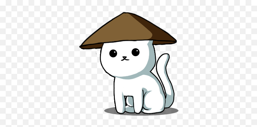Rice Hat - Cat With Birthday Hat Png,Rice Hat Png