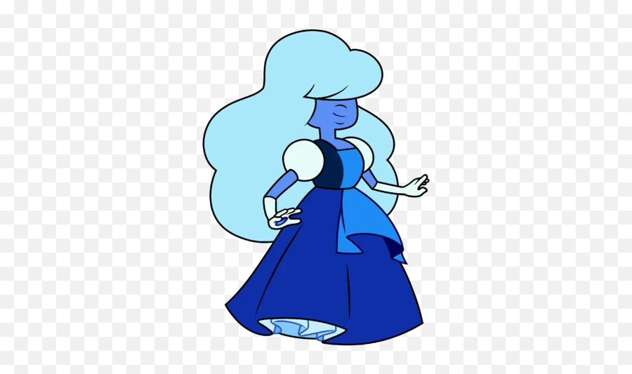 Sapphire With Images Steven Universe - Sapphire Steven Universe Ruby Png,Steven Universe Logo Png