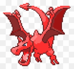 Aerodactyl Recolour New Shiny Pixel Art Maker - Aerodactyl Pixel Art Png,Aerodactyl Png