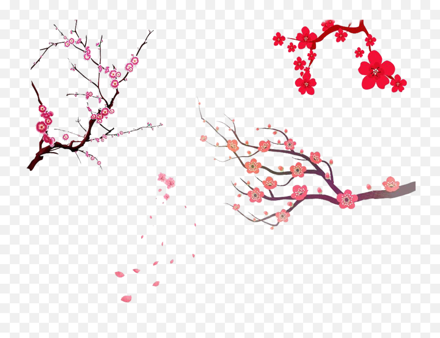Download Cherry Blossom Tree Branch Png - Simple Cherry Blossom Tree,Cherry Blossom Branch Png