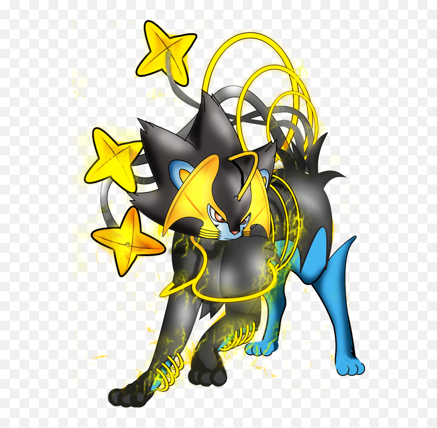 Download Luxray - Fictional Character Png,Luxray Png