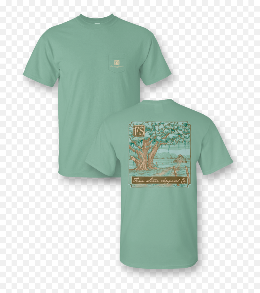 Live Oak Comfort Colors Short Sleeve Pocket Tee - Short Sleeve Png,Live Oak Png