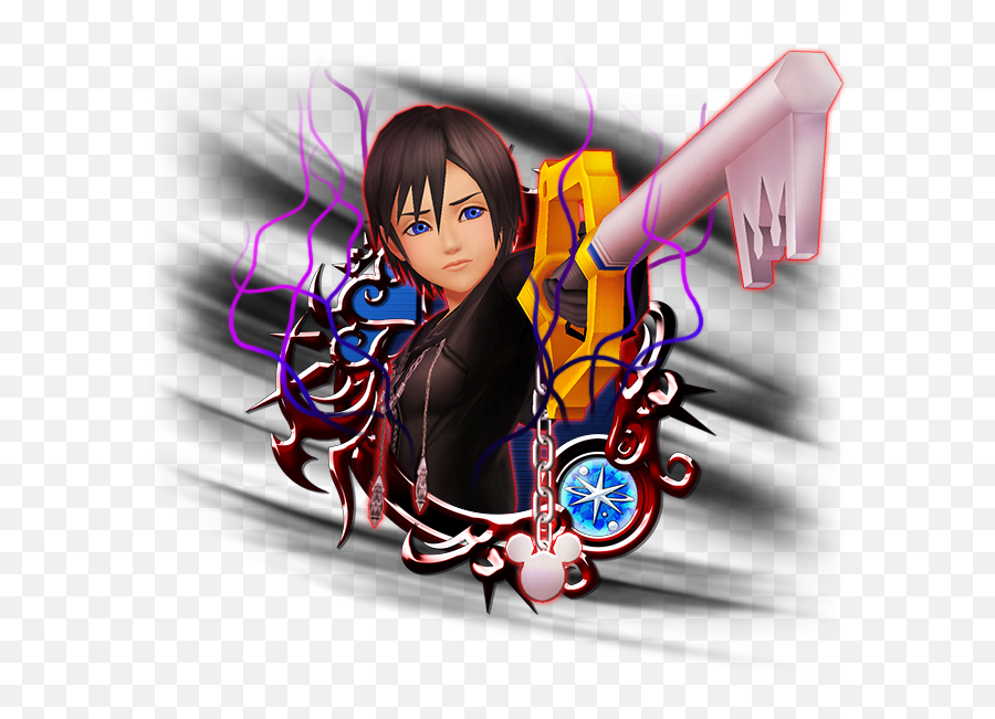 Hd Xion Ex - Khux Wiki Hime Cut Png,Kingdom Hearts 358/2 Days Logo