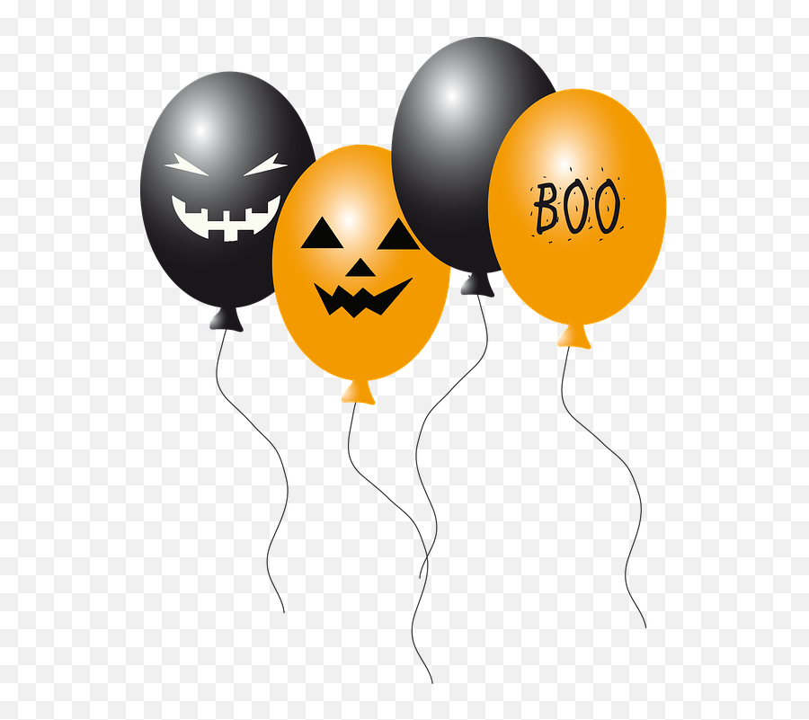 Balloon Ballons Halloween - Free Image On Pixabay Balon Halloween Png,Gold Balloon Png