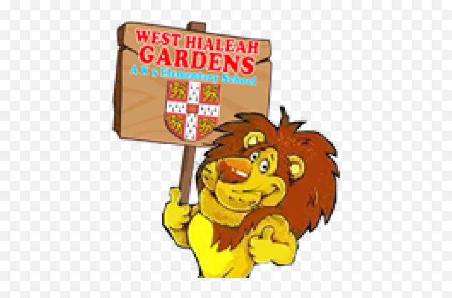 Cropped - West Hialeah Gardens Elementary Mascot Png,Icon Gardens
