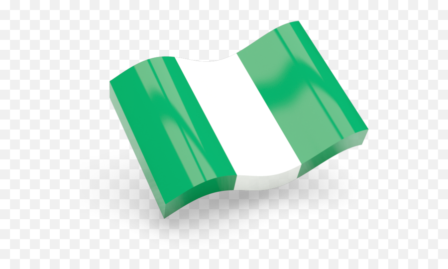 Glossy Wave Icon - Nigeria Flag 3d Png,Nigeria Flag Icon