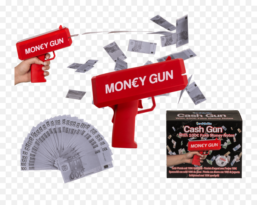 Details About Money Gun Machine Plastic Can Make It Rain Gift Toy Party Novelty Notes - Pistol Cu Bani Png,Money Rain Png