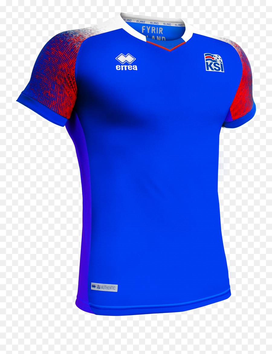 Iceland National Team 201819 Jersey U2013 Ita Sports Shop - Iceland World Cup Jersey Png,Ksi Png