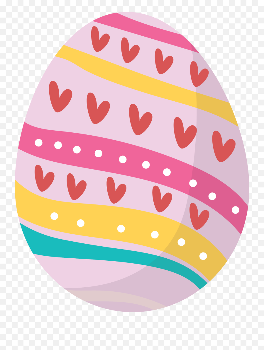 Easter Egg Love Pink Flat Icon Graphic - Easter Png,Love Pink Icon
