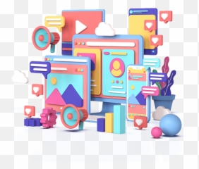 Social Media Design Pixelwizardin - Marketing png