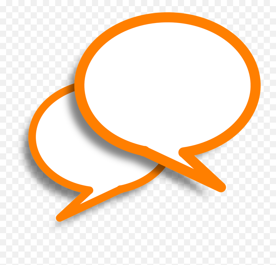 Speech Bubbles Comments Orange - Free Vector Graphic On Pixabay Boost Morale In The Office Png,Conversation Bubble Png