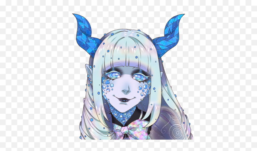 Chantilly Iris Character In Indigo World Anvil - Supernatural Creature Png,Pastel Goth Icon