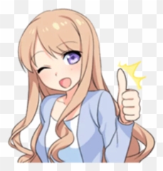 Telegram Sticker From Anime Pack - For Women png