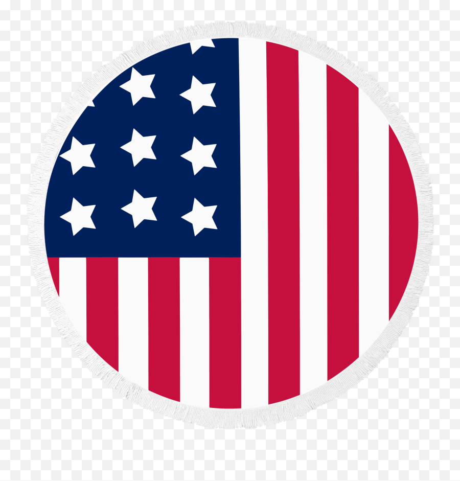 Download Usa Flag Png Image Jpg Black - United States Flag Circle,Black And White American Flag Png