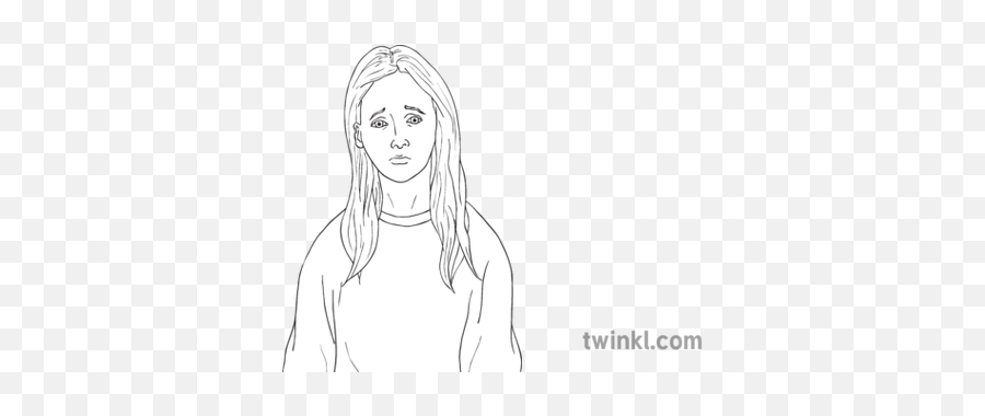 No Tears Crying Girl Y4 Growing Up Feeling Emotion Upset - Sketch Png,Crying Tears Png