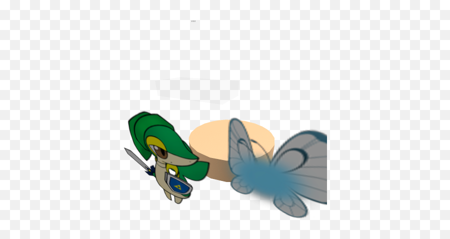 Snivy Link With Butterfree Navi - Illustration Png,Butterfree Png