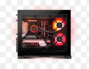 Water Cooled Pcs - Custom Built EK Fluid Gaming Computer Fan png