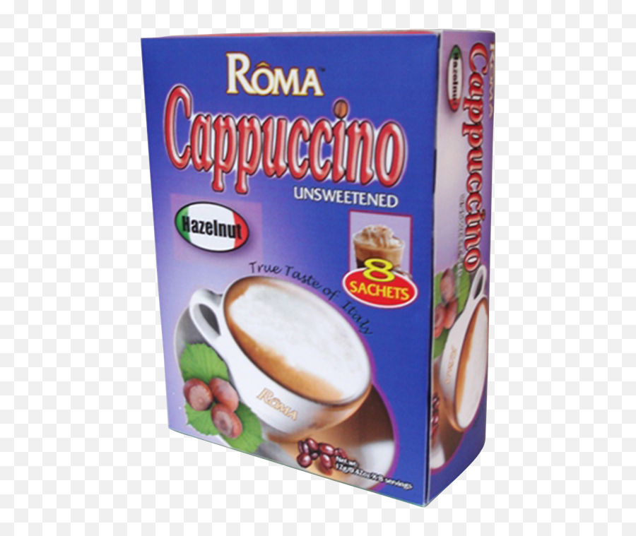 Roma Taste Unsweetened Cappuccino Hazelnut Coffee Mix - Buy Hazelnut Coffee Mixcoffee Mixcoffee Product On Alibabacom Cappuccino Png,Cappuccino Png