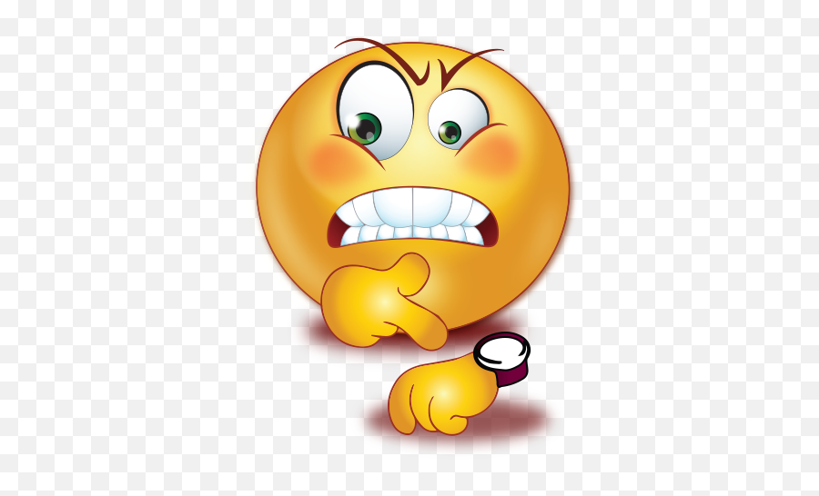 Angry Late Boss Emoji - Fist Emoji Png Download,Mad Emoji Png