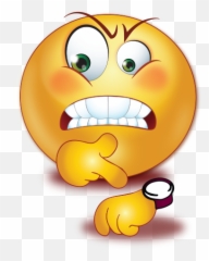 Angry Late Boss Emoji - Fist Png Download