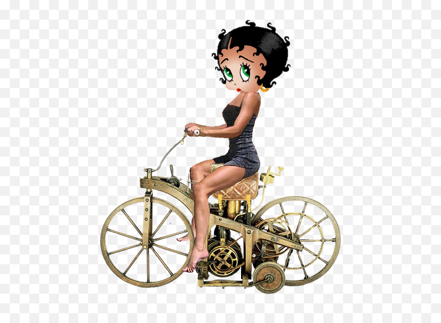 Betty Boop Bike - Gottlieb Daimler First Motorcycle Png,Betty Boop Png