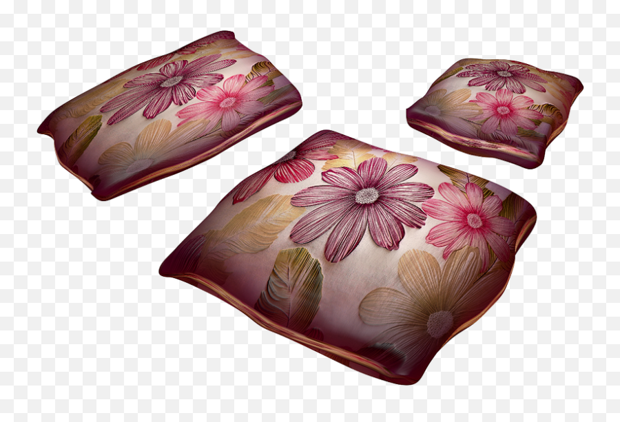 Pillow Pattern Flowers - Free Photo On Pixabay Cushion Png,Cushion Png
