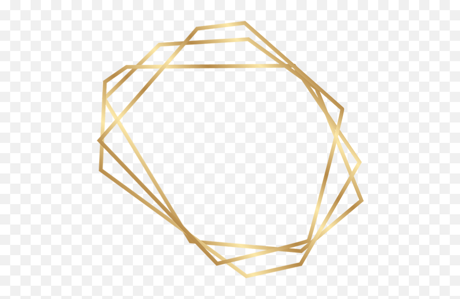 Geometric Frame Border Gold - Border Gold Frame Png Transparent,Geometric Border Png