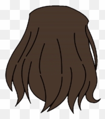 Brownhair - Black Hair Gacha Life Girls Png,Brown Hair Png