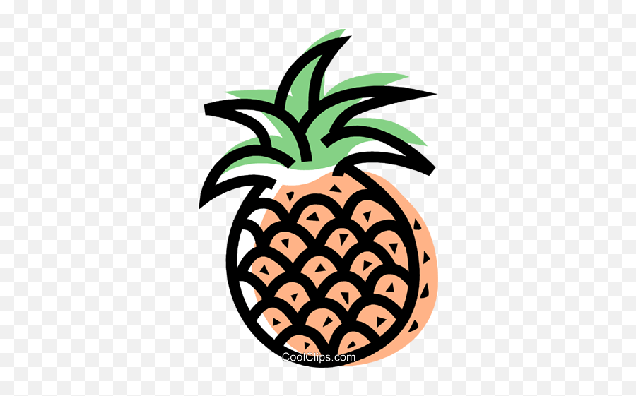 Pineapples Royalty Free Vector Clip Art Illustration - Pineapple Clip Art Png,Pineapple Clipart Png