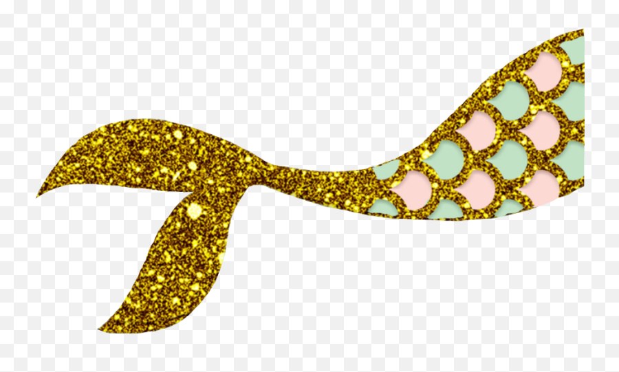 Royalty Free Stock Mermaid Gold Glitter - Cartoon Mermaid Tail Png,Mermaid Tail Png