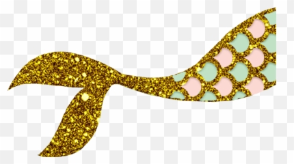 Royalty Free Stock Mermaid Gold Glitter - Cartoon Mermaid Tail Png,Mermaid Tail Png