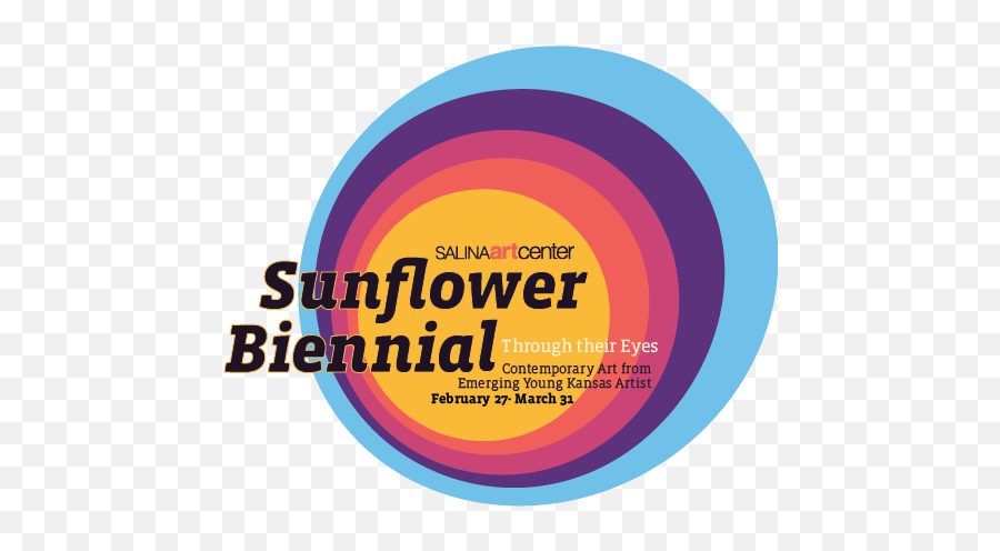 Sunflower Biennial U2014 Salina Art Center - Circle Png,Sunflower Logo