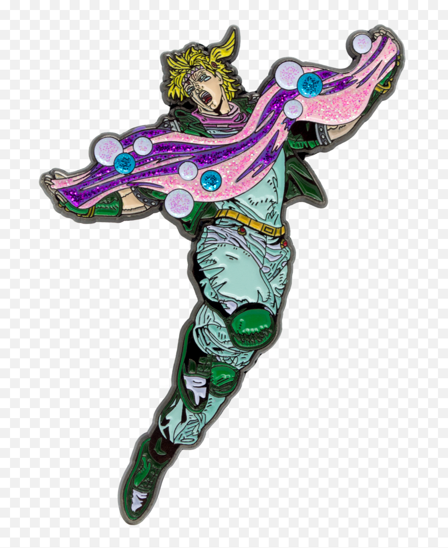 Caesar Zeppeli Jojo Enamel Pin - Caesar Zeppeli Transparent Background Png,Menacing Transparent