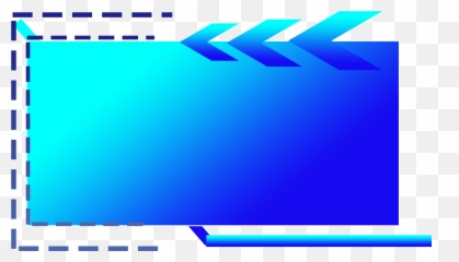 Blue Border Png Download Free Clip Art - Shape
