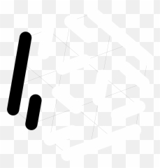 White Chalk Line Png - Monochrome